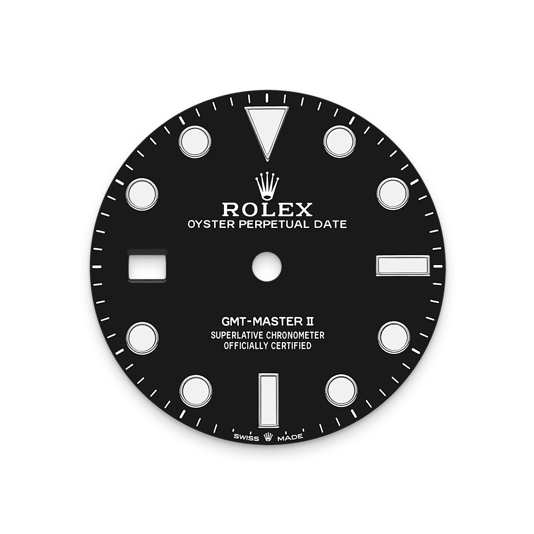 오이스터스틸 소재의 롤렉스 GMT-Master II 다이얼, M126720VTNR-0001 - 우노판교