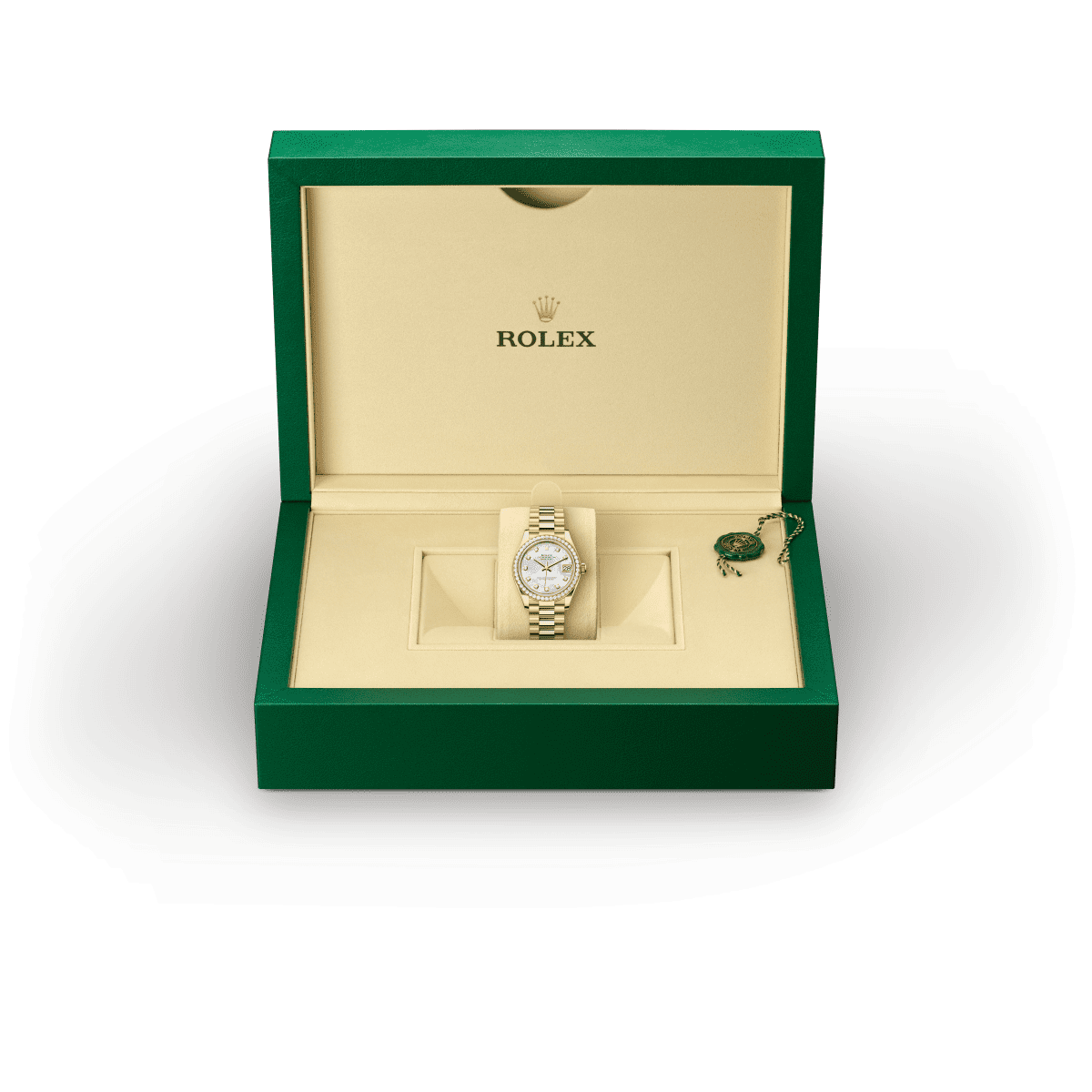 18캐럿 옐로우 골드 소재의 롤렉스 DATEJUST, M278288RBR-0006 - 우노판교