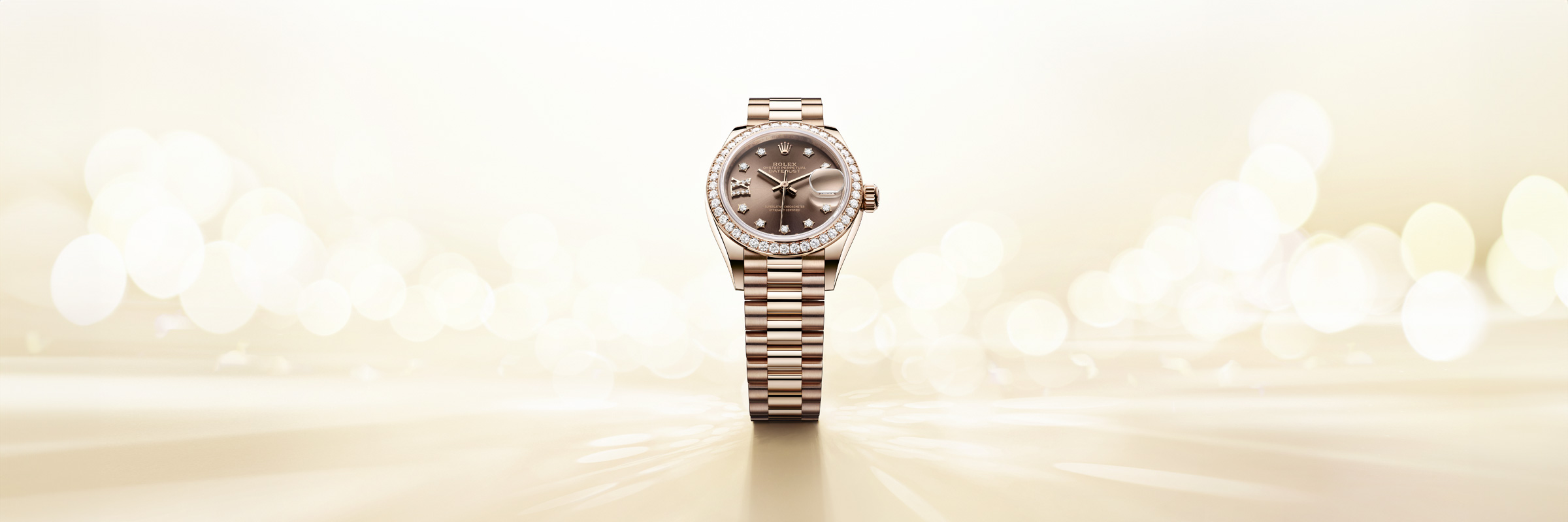 화이트 롤레조 – 오이스터스틸과 화이트 골드의 조합 소재의 롤렉스 LADY-DATEJUST, M279384RBR-0011 - 우노판교